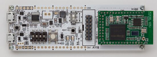 CPUモジュール＋ベースボード表面